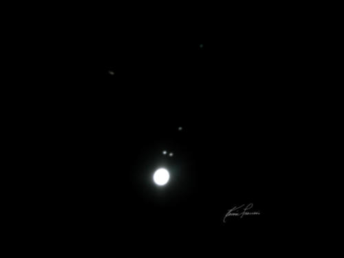 Jupiter April 2018 5 Moons